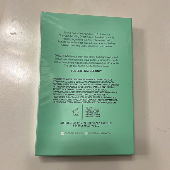 Give them Lala soothing sheet masks (Aloe Infused) - Picture 2 of 2